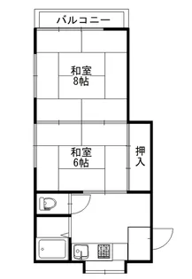 ハイツ白倉【2階】の間取り