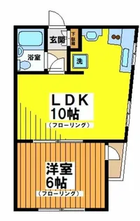 コーポ野口【3階】の間取り