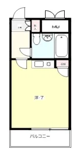 常盤台ダイカンプラザシティ【5階】の間取り