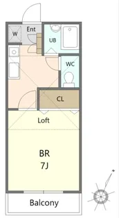 ウィングコート【2階】の間取り