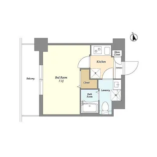 アルファコート戸田【2階】の間取り
