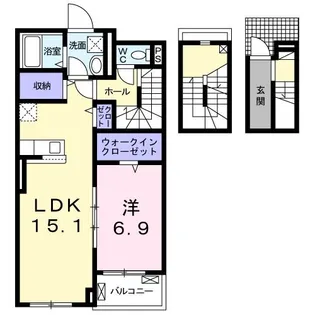 フィーゴ南風【3階】の間取り