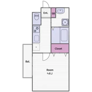 casa松丘【2階】の間取り