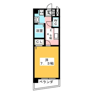 NEW PLACE【6階】の間取り