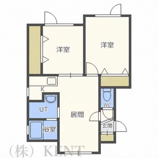 コンフォート・トモ【3階】の間取り