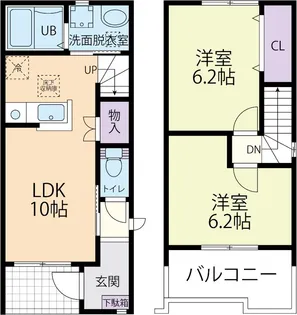 SUNNY RESIDENCE Aの間取り