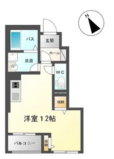 カシェット【1階】の間取り