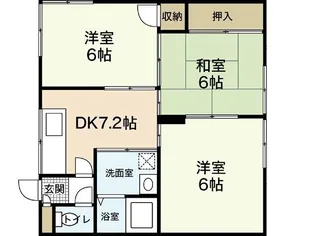 HUMMINGみのり【2階】の間取り