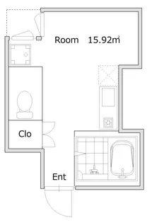 Bハウス東大井【1階】の間取り