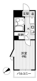 フラッツ池の上【3階】の間取り