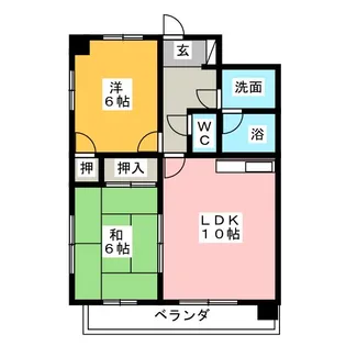 メゾン憧幡【3階】の間取り