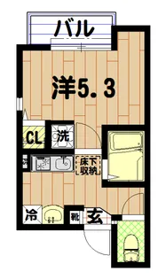 ミューズ平間小杉【1階】の間取り