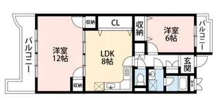 新栄アンピール井尻【4階】の間取り