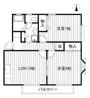 グリーンパーク・S A棟【1階】の間取り