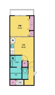 メゾン・ラトーヌ【2階】の間取り