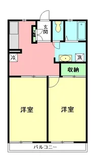 オメガスクエア【2階】の間取り
