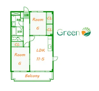 マリッチ大舘I号館【4階】の間取り
