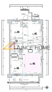 イノバスすみだ八広【5階】の間取り