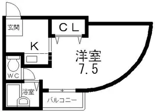 大宝小阪駅前ヴィラ・デステ【4階】の間取り