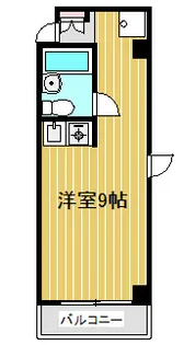 ボストーク小杉【2階】の間取り