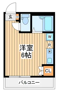 ベース東林間【3階】の間取り