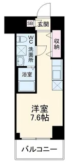 クラリッサ横浜阪東橋【4階】の間取り