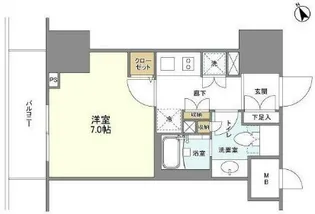BLESS蔵前【2階】の間取り