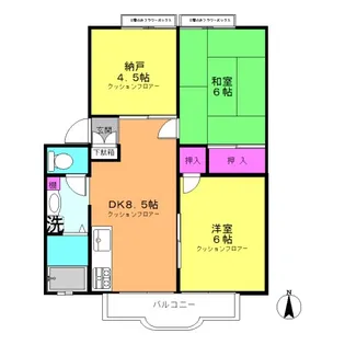 ウインディア桂台【2階】の間取り