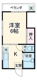 松栄ハイツ【2階】の間取り