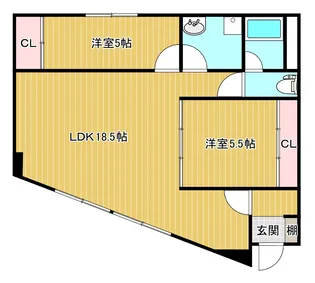 ピオニーヒルズ【2階】の間取り