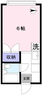 フラット・メイ【2階】の間取り