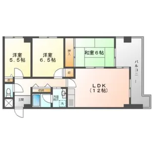 アーバンハイム守口【2階】の間取り