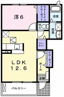ピングーEAST【1階】の間取り