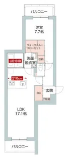 ル・フタバ【3階】の間取り