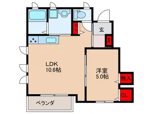アイビーハイツ【1階】の間取り