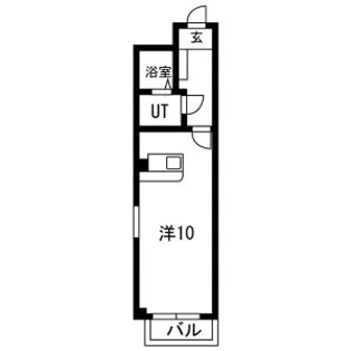 永光ビルディング割塚【4階】の間取り