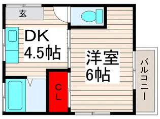 コ-ポアサカ【2階】の間取り
