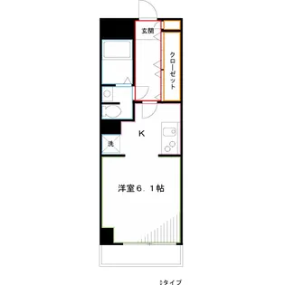 イーストヒルズ小金井【3階】の間取り