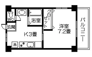 コーポ大藤【2階】の間取り
