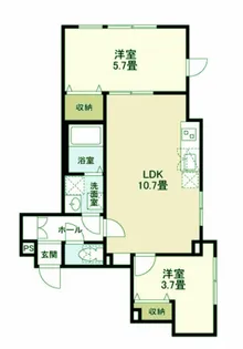 アステラホーム目黒祐天寺west【1階】の間取り