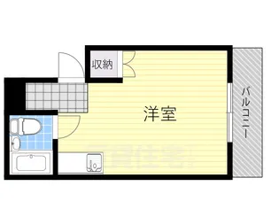 キャロル江坂【4階】の間取り