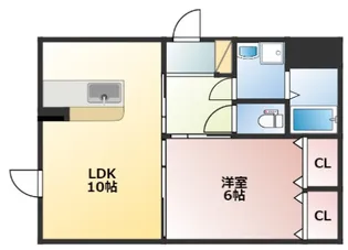 Azure Sky【2階】の間取り