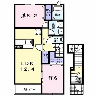 ポラリス【2階】の間取り
