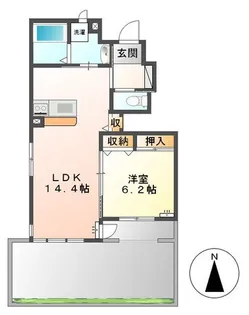 D.フィールド【1階】の間取り