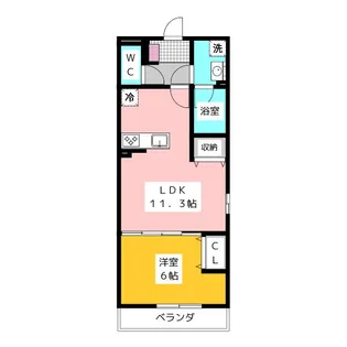 リブリ・彩【2階】の間取り