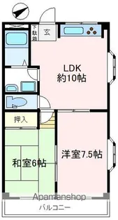 グリーンモア【3階】の間取り