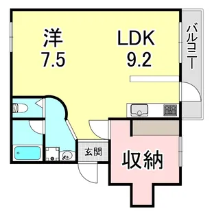 神陵台厚生年金住宅5号棟【3階】の間取り
