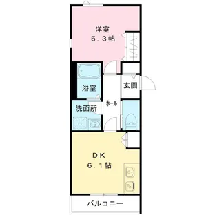 グランメール【3階】の間取り