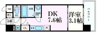 プレサンス京都東寺【3階】の間取り