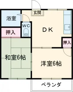 メゾンサンライズ61【2階】の間取り